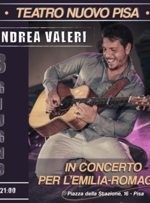 Andrea Valeri in concerto per l’Emilia Romagna