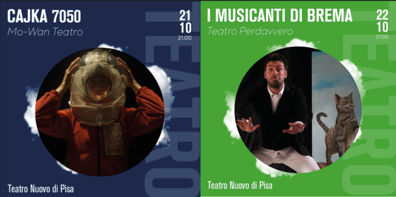 Gli appuntamenti del fine settimana (21-22 ottobre 2023) al Teatro Nuovo di Pisa