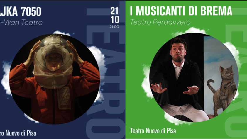 Gli appuntamenti del fine settimana (21-22 ottobre 2023) al Teatro Nuovo di Pisa